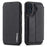 LC.IMEEKE For iPhone 16 Plus Case Card Holder Stand Leather Phone Cover - Black - 1