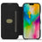LC.IMEEKE For iPhone 16 Plus Case Card Holder Stand Leather Phone Cover - Black - 2