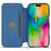LC.IMEEKE For iPhone 16 Case Card Holder Stand Leather Phone Cover - Blue - 2