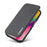 LC.IMEEKE For iPhone 16 Pro Case Card Holder Stand Leather Phone Cover - Black - 4