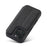 LC.IMEEKE For iPhone 16 Pro Case Card Holder Stand Leather Phone Cover - Black - 5