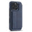 LC.IMEEKE For iPhone 16 Pro Max Case Card Holder Stand Leather Phone Cover - Blue - 7