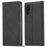 LC.IMEEKE For Samsung Galaxy S24 FE Case Wallet Microfiber Leather Phone Cover - Black - 1