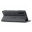 LC.IMEEKE For Samsung Galaxy S24 FE Case Wallet Microfiber Leather Phone Cover - Black - 4