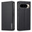 LC.IMEEKE L1 Series for Google Pixel 9 Pro XL Case PU Leather Wallet Stand Protective Phone Cover - Black - 1