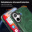 For iPhone 16 Case Compatible with MagSafe with Folded Kickstand PC Silicone Leather Phone Back Cover  - Blackish Green - 5