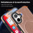 For iPhone 16 Plus Case Compatible with MagSafe with Folded Kickstand PC Silicone Leather Phone Back Cover  - Rose Gold - 5