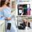 XL-001 For Samsung Galaxy S23 FE Case Zipper Pocket Wristband Stand Leather Phone Cover - Black - 6
