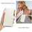 XL-001 For Samsung Galaxy A55 5G Case Zipper Pocket Wristband Stand Leather Phone Cover - White - 6