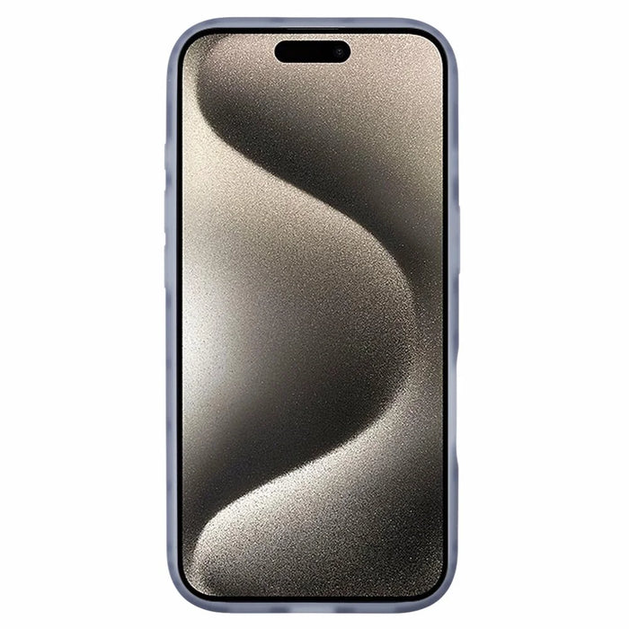 YOUNGKIT For iPhone 16 Pro Max Case Compatible with MagSafe Suitcase Texture IMD TPU Phone Cover - Silver - 2
