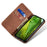 For Google Pixel 9 / Pixel 9 Pro Case Jeans Cloth Texture Anti-Scratch Leather Stand Phone Cover - Coffee - 3