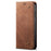 For Google Pixel 9 / Pixel 9 Pro Case Jeans Cloth Texture Anti-Scratch Leather Stand Phone Cover - Coffee - 5