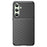 For Samsung Galaxy S24 FE Case Twill Texture TPU Shockproof Protective Phone Cover - Black - 2