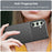 For Samsung Galaxy S24 FE Case Twill Texture TPU Shockproof Protective Phone Cover - Black - 5