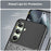 For Samsung Galaxy S24 FE Case Twill Texture TPU Shockproof Protective Phone Cover - Black - 6