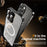 For iPhone 16 Pro Max Case Compatible with MagSafe Metal Frame Matte Phone Cover - Black - 5