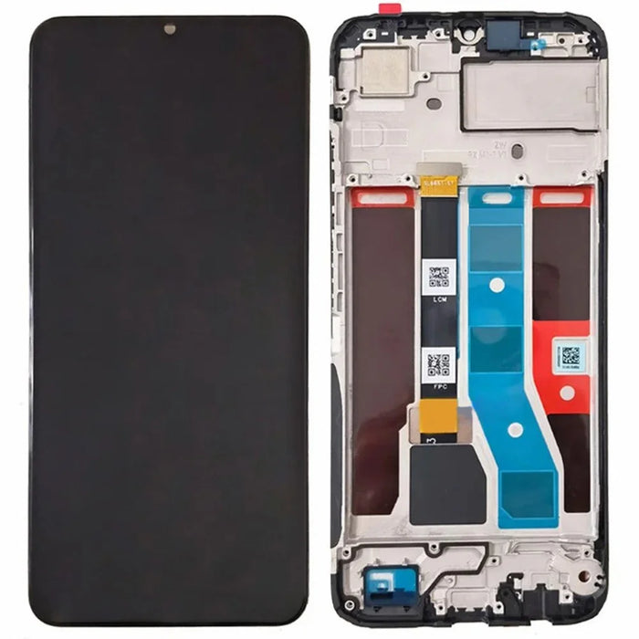 For Realme Note 50 4G Grade S LCD Screen and Digitizer Assembly + Frame Part (Without Logo) - 1
