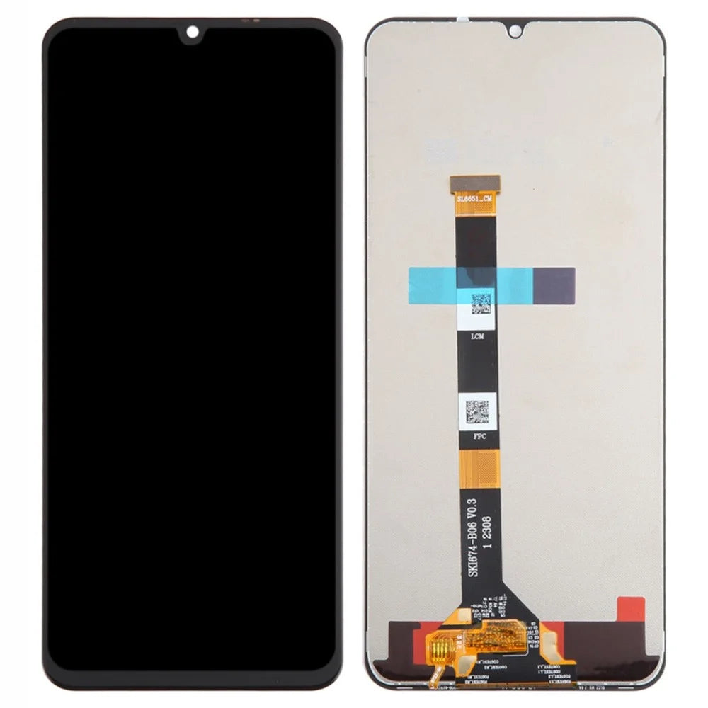 For Realme C53 (Global) / Narzo N53 4G / C51 / Note 50 4G / C60 Grade C LCD Screen and Digitizer Assembly Part (Without Logo) - 1