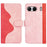 For OnePlus Nord 4 Wallet Case Leather Phone Cover Splicing Color - Pink - 1