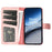For OnePlus Nord 4 Wallet Case Leather Phone Cover Splicing Color - Pink - 2