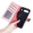 For OnePlus Nord 4 Wallet Case Leather Phone Cover Splicing Color - Pink - 5