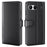 For OnePlus Nord 4 Case Genuine Split Leather Phone Cover with Wallet Stand - Black - 1