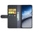 For OnePlus Nord 4 Case Genuine Split Leather Phone Cover with Wallet Stand - Black - 2