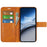 For OnePlus Nord 4 Stand Case Anti-Scratch Calf Texture Leather Phone Cover - Yellow - 2
