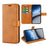 For OnePlus Nord 4 Stand Case Anti-Scratch Calf Texture Leather Phone Cover - Yellow - 7