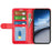 For OnePlus Nord 4 Wallet Case Crazy Horse Texture Stand Leather Phone Cover - Red - 2