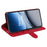 For OnePlus Nord 4 Wallet Case Crazy Horse Texture Stand Leather Phone Cover - Red - 3