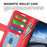 For OnePlus Nord 4 Wallet Case Crazy Horse Texture Stand Leather Phone Cover - Red - 4