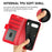 For OnePlus Nord 4 Wallet Case Crazy Horse Texture Stand Leather Phone Cover - Red - 5