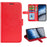 For OnePlus Nord 4 Wallet Case Crazy Horse Texture Stand Leather Phone Cover - Red - 7