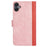 For Samsung Galaxy A06 4G Wallet Case Leather Phone Cover Splicing Color - Pink - 7