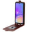 For Samsung Galaxy A06 4G Case with Card Slots Vertical Flip Leather Phone Cover - Brown - 2