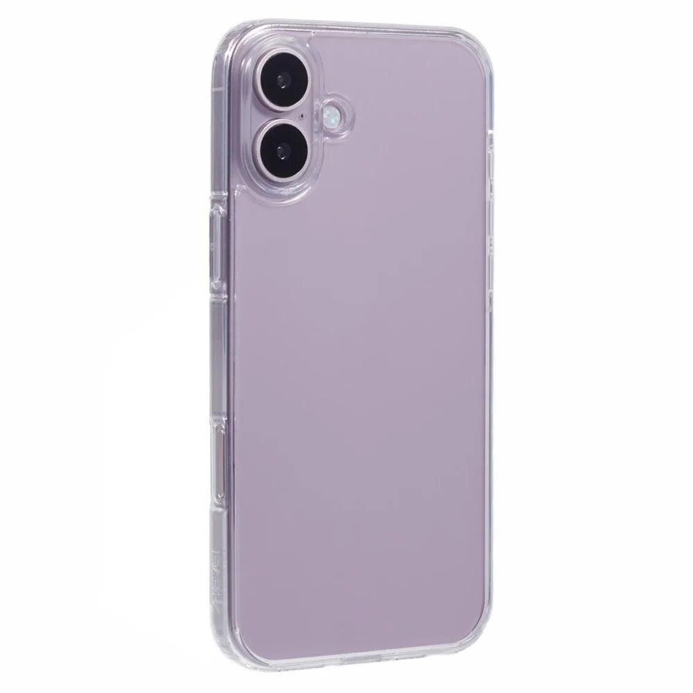 X-LEVEL For iPhone 16 Plus Case Acrylic+Silicone Anti-Scratch Clear Back Phone Cover - Transparent - 1