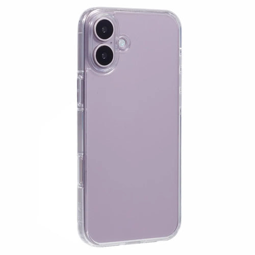 X-LEVEL For iPhone 16 Plus Case Acrylic+Silicone Anti-Scratch Clear Back Phone Cover - Transparent - 1