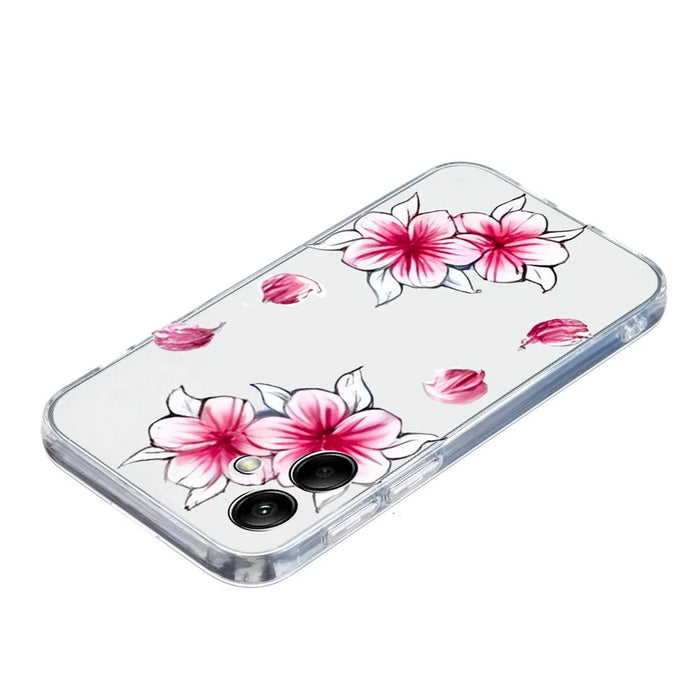 For Samsung Galaxy A06 4G Case Pattern Printing Soft TPU Back Phone Cover - Sakura - 3