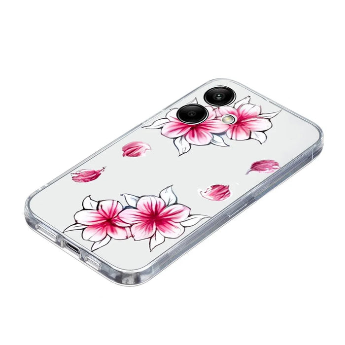 For Samsung Galaxy A06 4G Case Pattern Printing Soft TPU Back Phone Cover - Sakura - 4