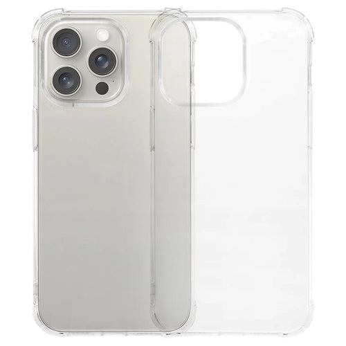 KALEBOL For iPhone 15 Pro Case 1.5mm TPU Airbag Corners Clear Phone Cover - 1