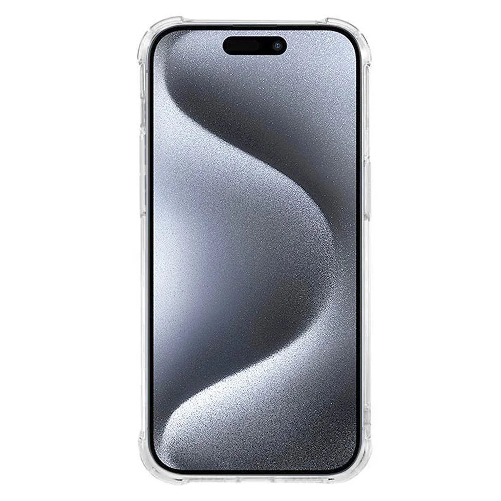 KALEBOL For iPhone 15 Pro Case 1.5mm TPU Airbag Corners Clear Phone Cover - 3