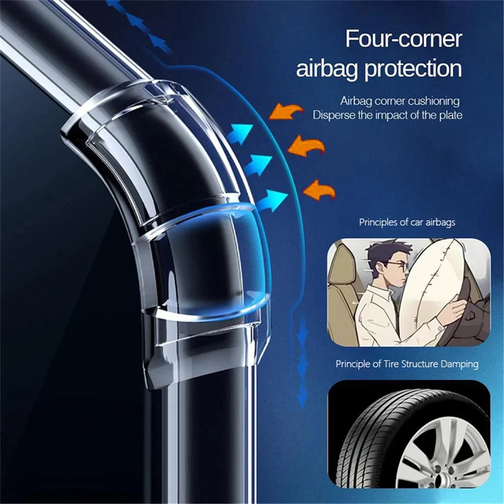KALEBOL For iPhone 15 Pro Max Case 1.5mm TPU Airbag Corners Clear Phone Cover - 6