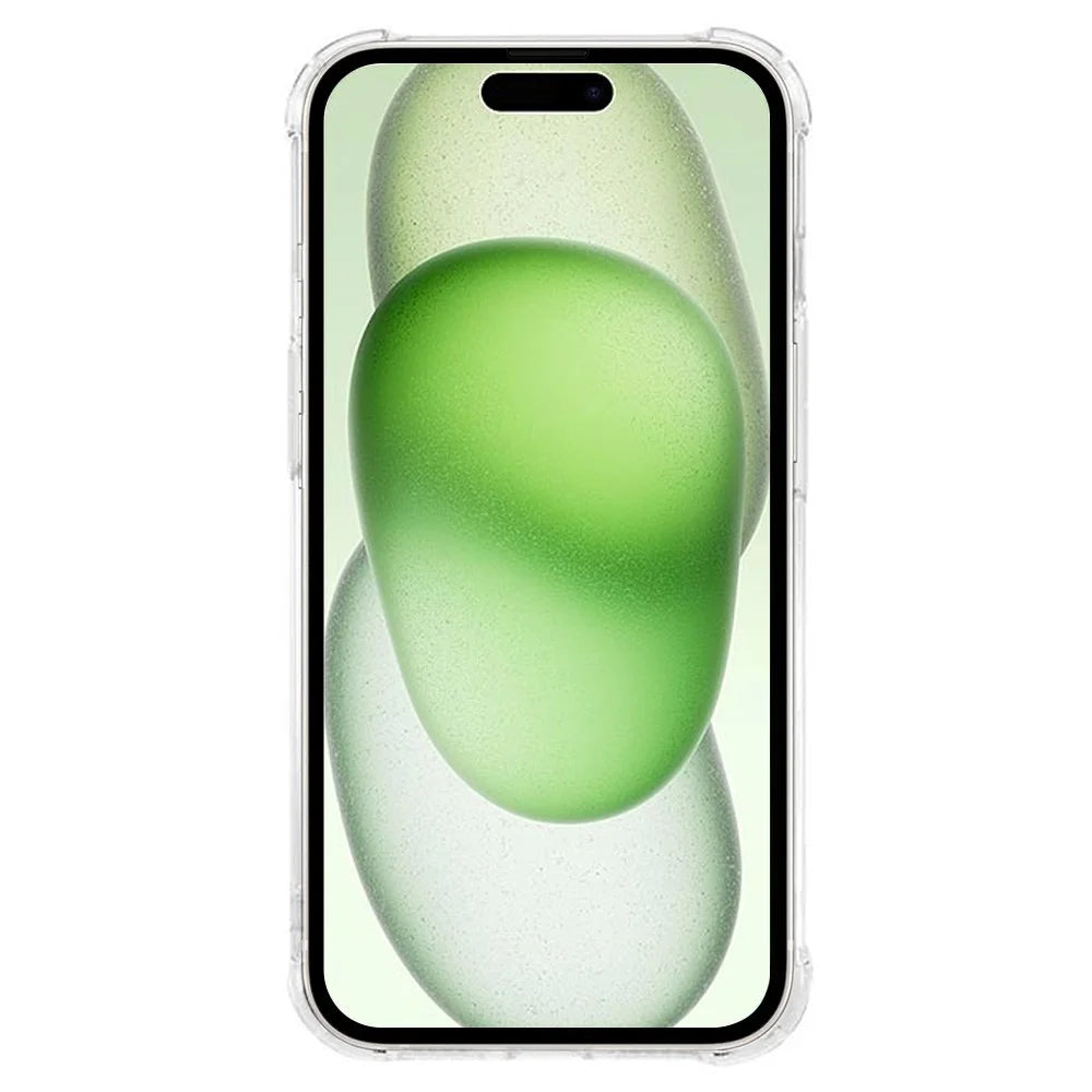 KALEBOL For iPhone 15 Case 1.5mm TPU Airbag Corners Clear Phone Cover - 3