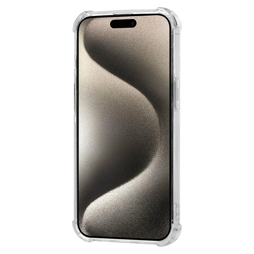 KALEBOL For iPhone 16 Pro Case 1.5mm TPU Transparent Anti-Drop Phone Cover - 2