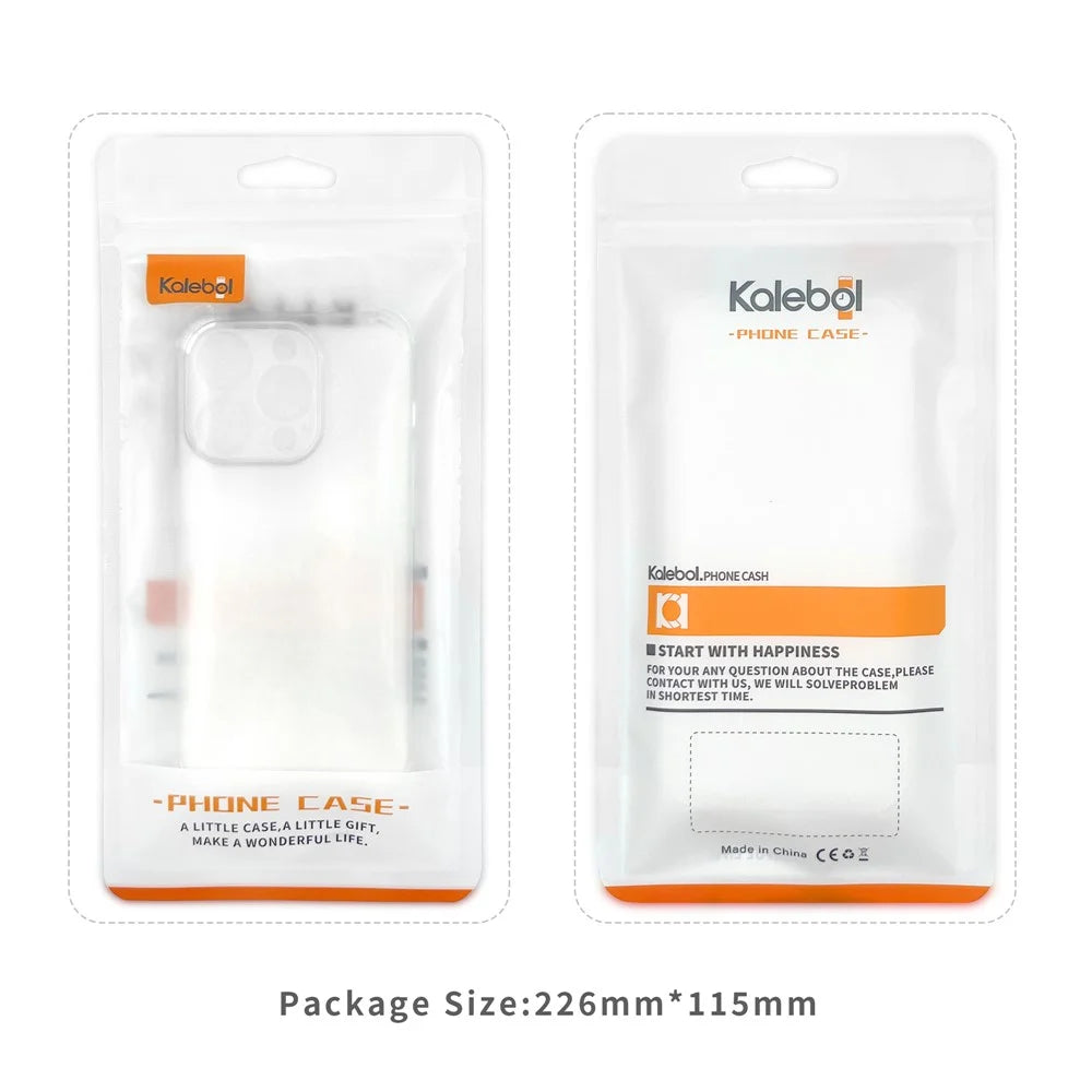 KALEBOL For iPhone 16 Pro Case 1.5mm TPU Transparent Anti-Drop Phone Cover - 7