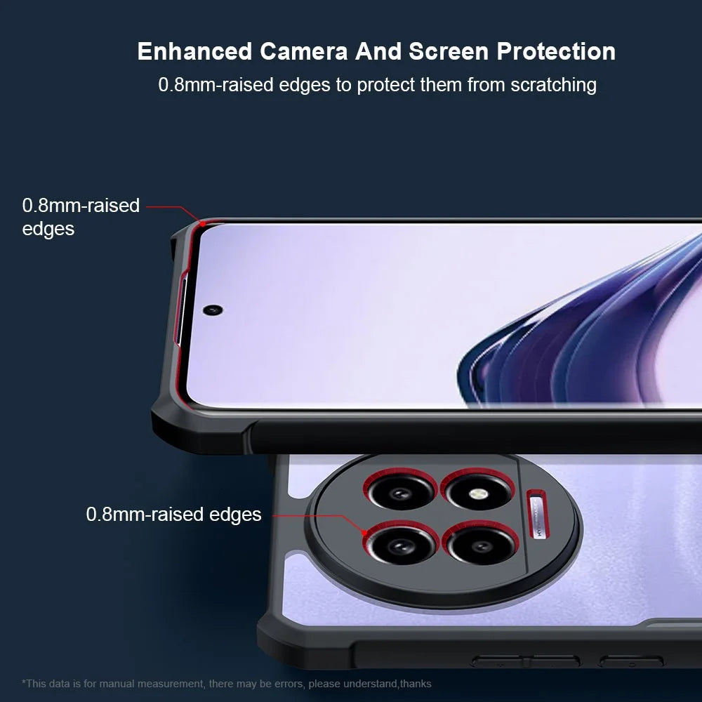 XUNDD For Realme 13 Pro 5G (Global) / 13 Pro+ 5G (Global) Case Dropproof TPU + Acrylic Clear Back Phone Cover - 3