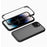 For iPhone 14 Pro Max Single-sided Protection Tempered Glass + TPU Phone Protective Case Anti-drop Shockproof Cover - Black - 1