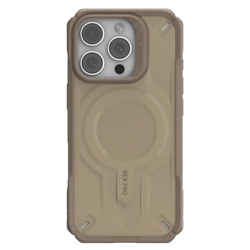 JTLEGEND REX Pro Kooling Mag Series For iPhone 16 Pro Max Magnetic Case PC+TPU Shockproof Phone Cover - Khaki - 2