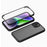 For iPhone 14 Single-sided Tempered Glass + TPU Phone Case Full Protection Anti-drop Cover - Black - 1
